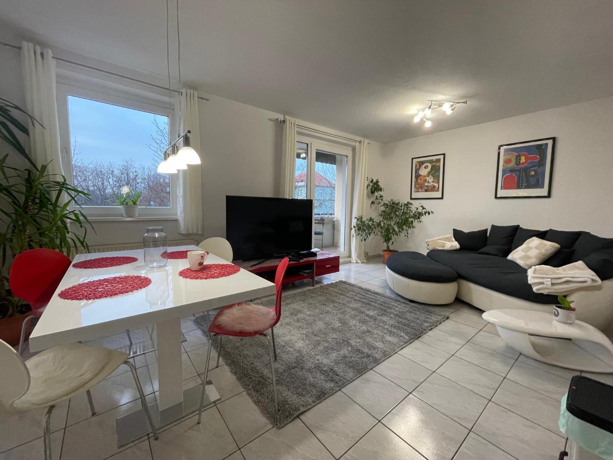Beims Apartment-vollausstattung-kueche, Kostenlos-wfi, Smart-tv * Magdeburg